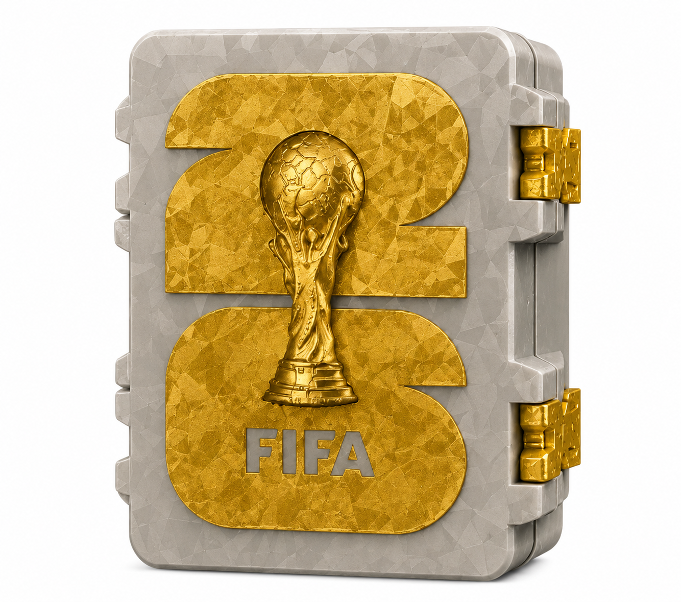 Caja cromos Mundial 2026 FIFA — color gris