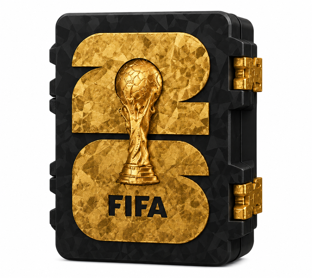 Caja cromos Mundial 2026 FIFA — color negra