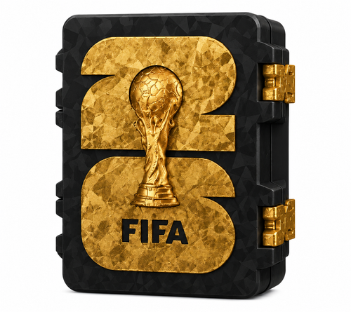 Caja cromos Mundial 2026 FIFA — color negra