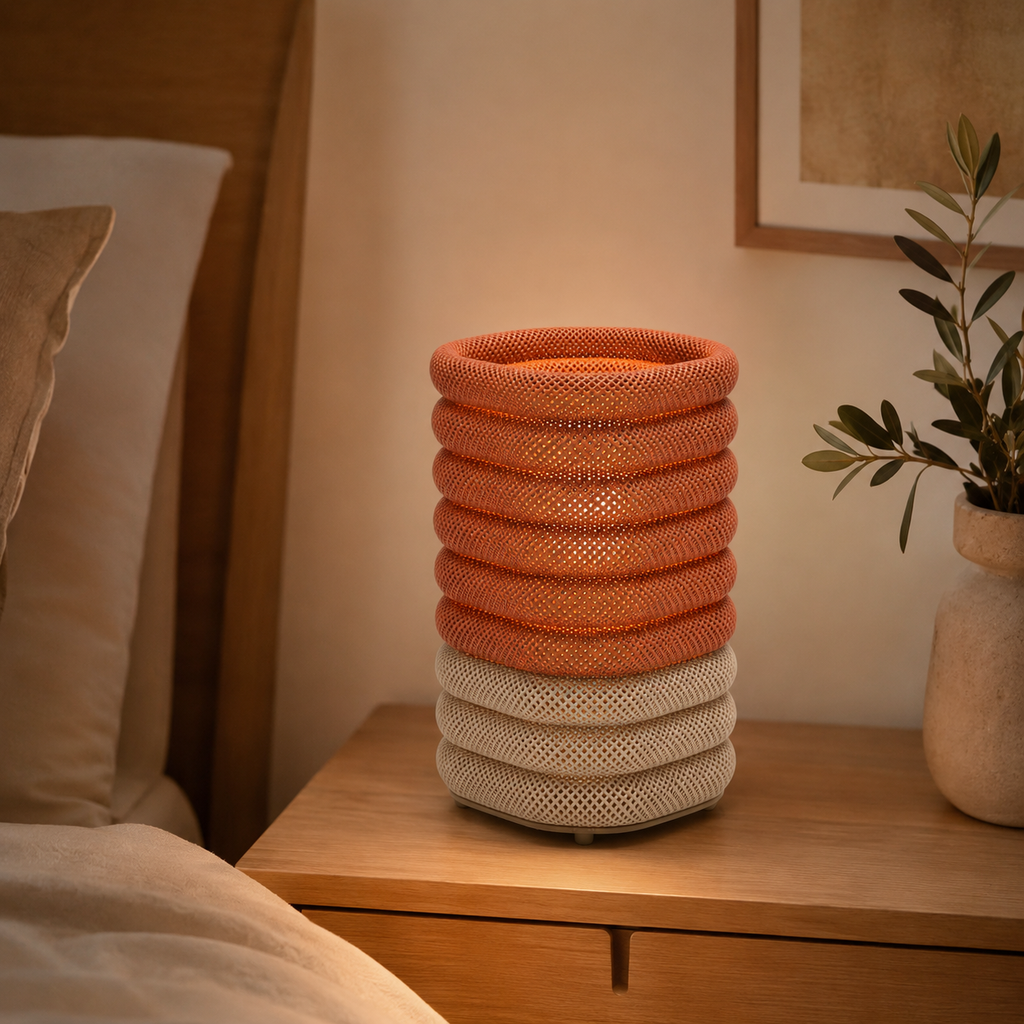 Lampara Sten Serie Nordlys - Ambientacion dormitorio