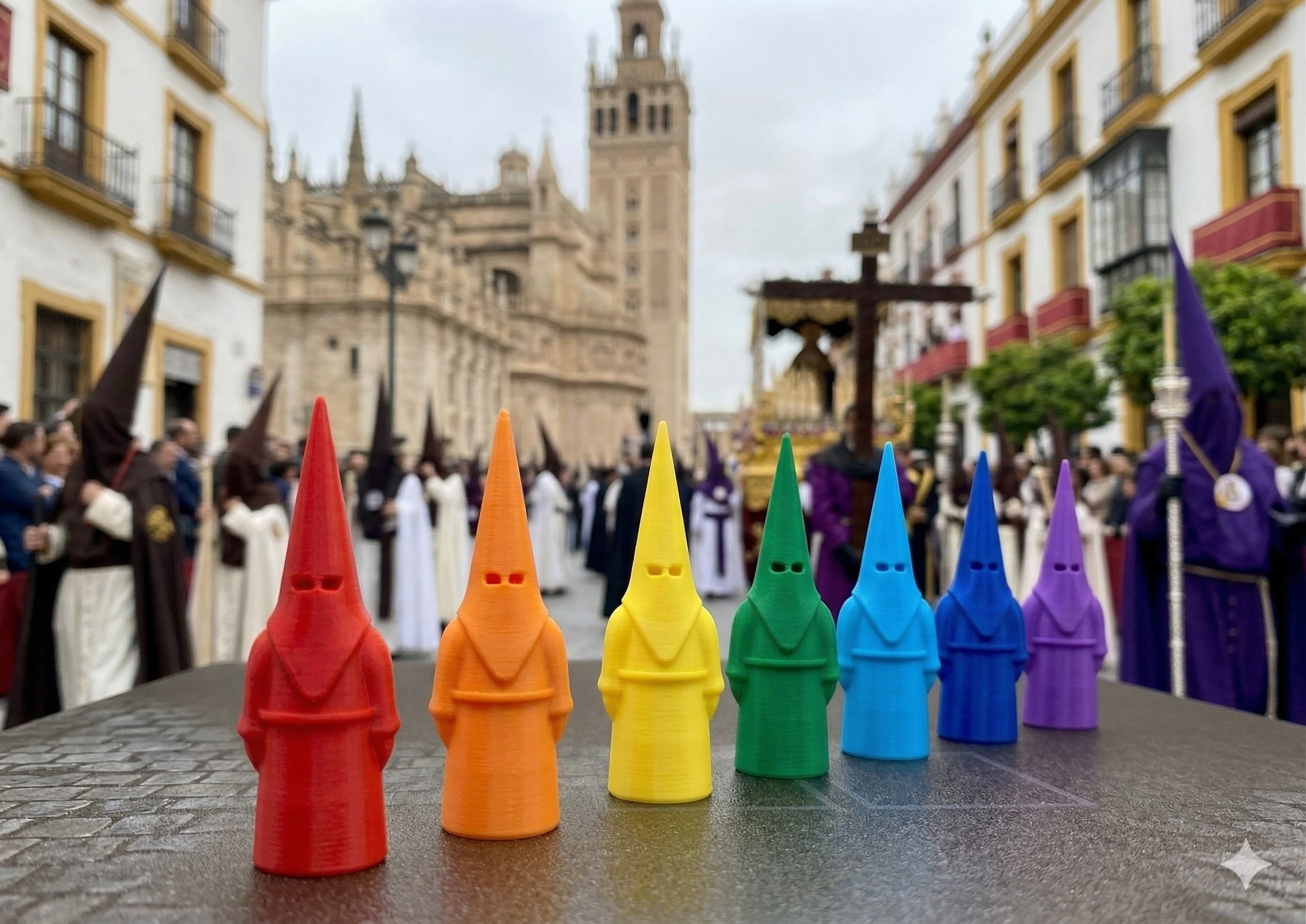 Mini Nazarenos de Semana Santa (1 color)