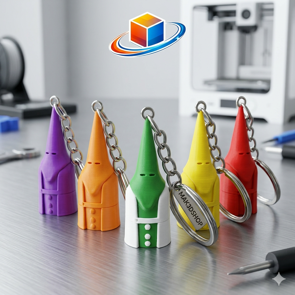 Llavero Mini-Nazareno "Color Edition" - Impresión 3D de Alta Precisión