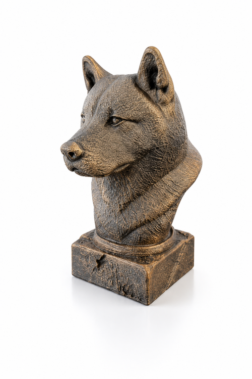 Busto animal cobre