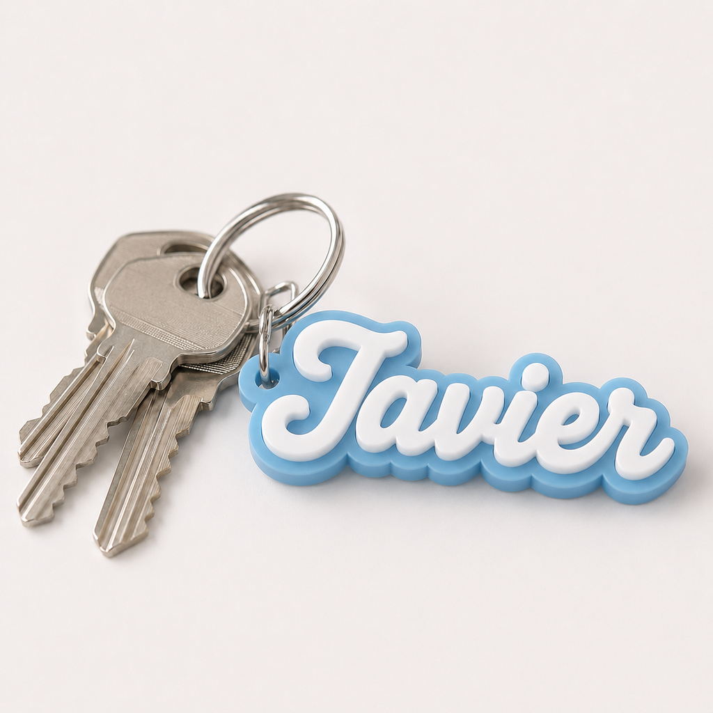 Llavero con nombre personalizado - masculino