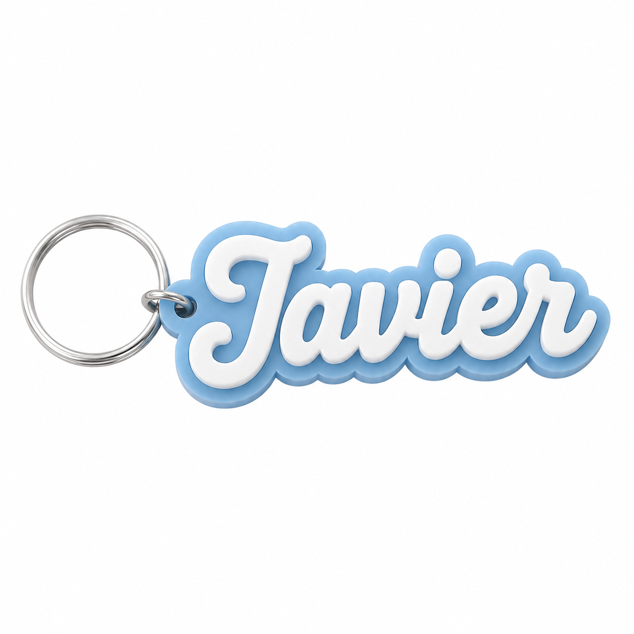 Llavero con nombre personalizado masculino solo