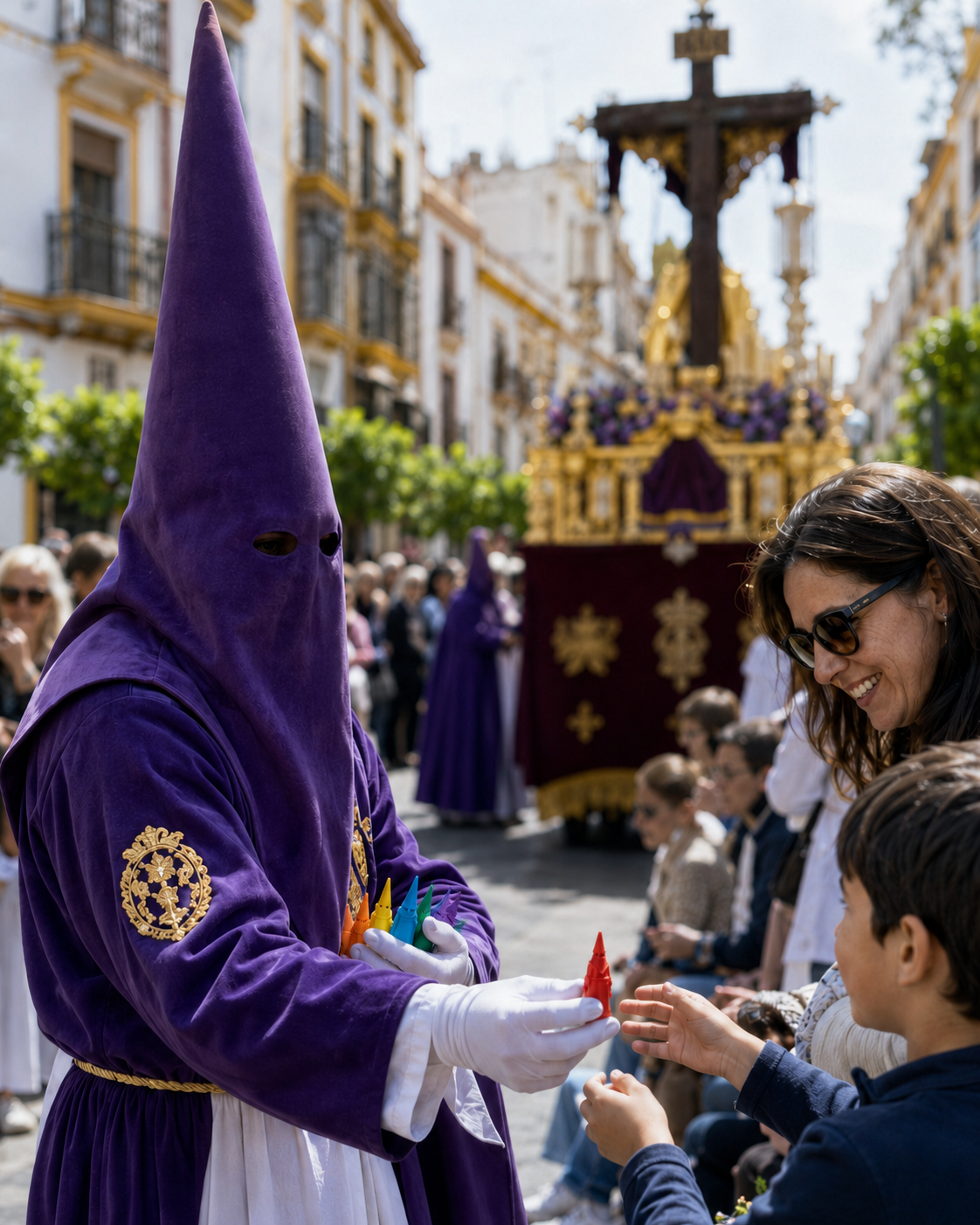 Mini Nazareno procesión
