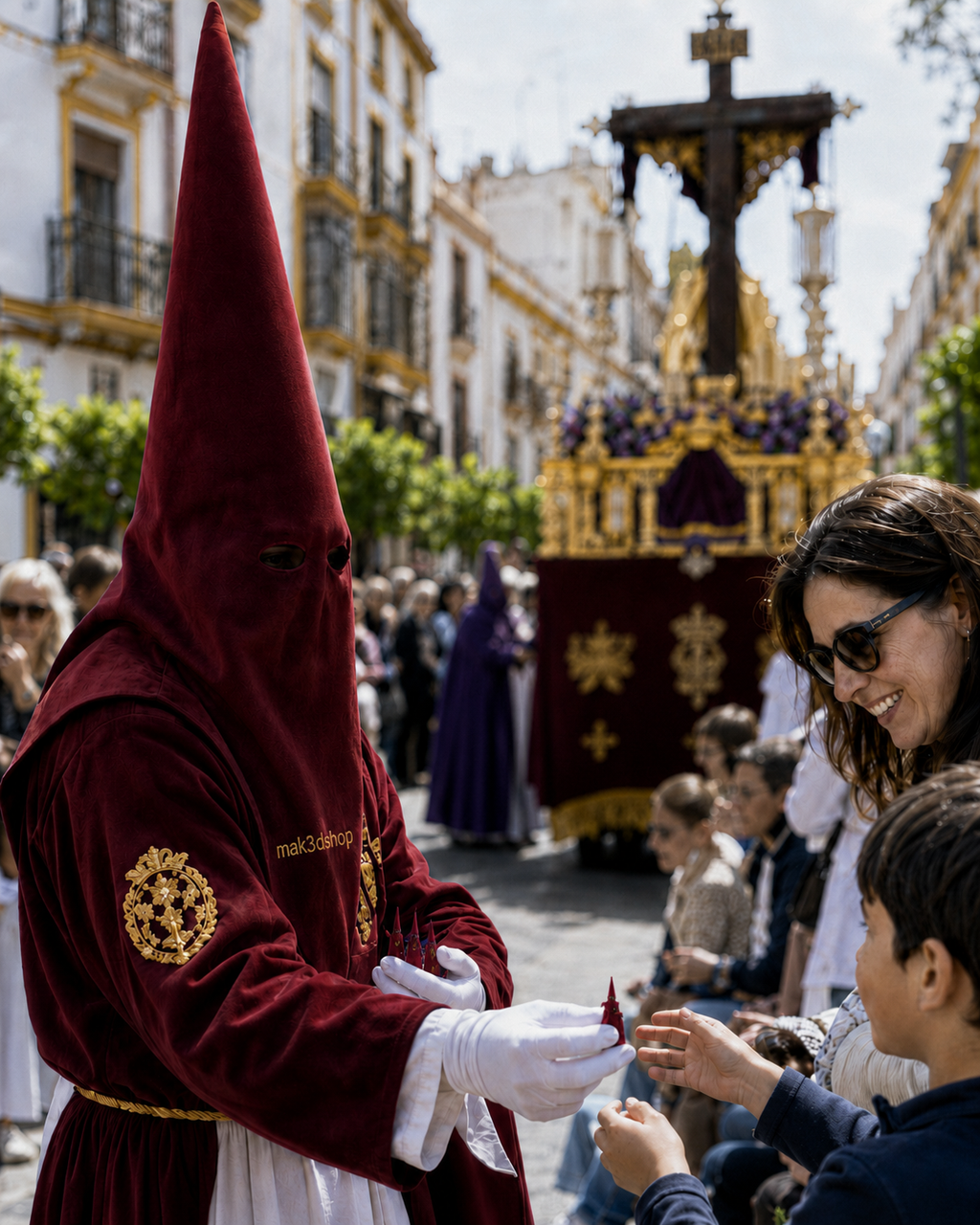 Mini Nazarenos de Semana Santa (1 color)