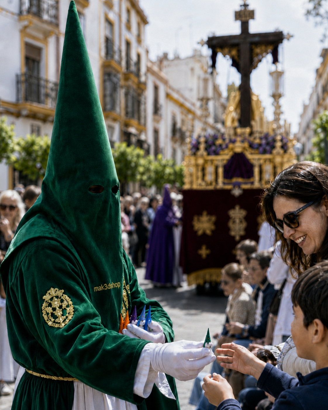 Mini Nazarenos de Semana Santa (1 color)