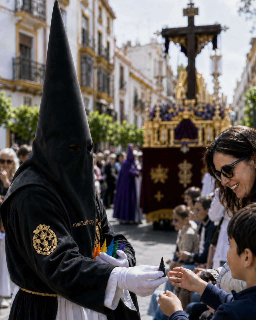 Mini Nazarenos de Semana Santa (1 color)
