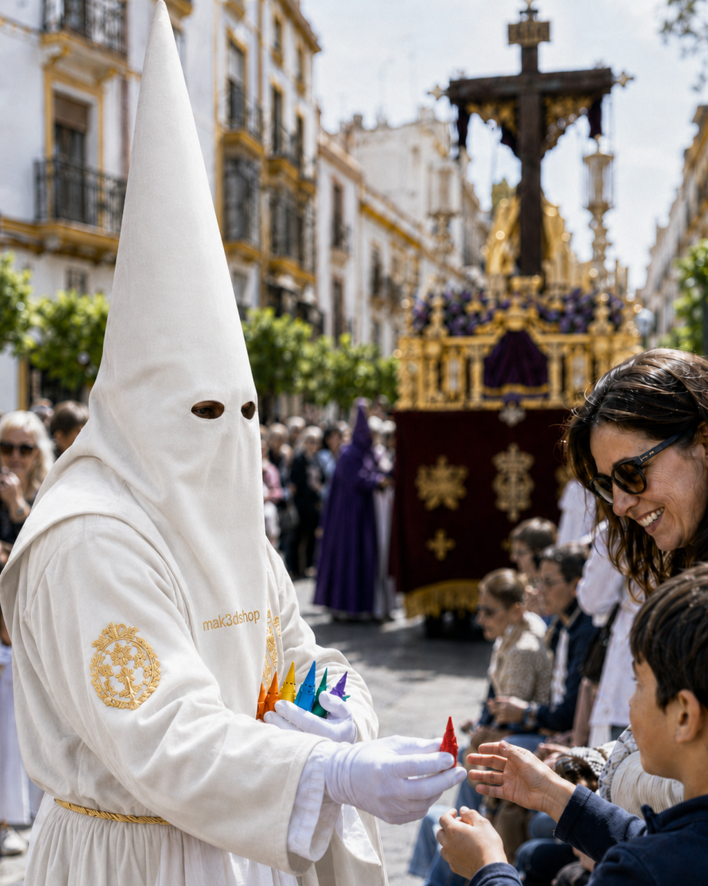 Mini Nazarenos de Semana Santa (1 color)